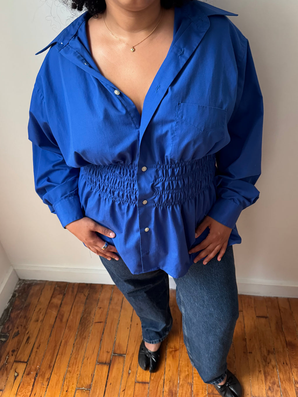 Elodie Top in Cobalt (XL-1X)