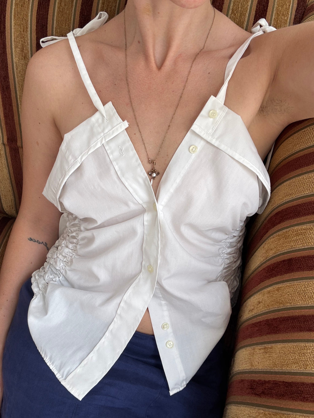 The Camille Top / White  / Small-Medium