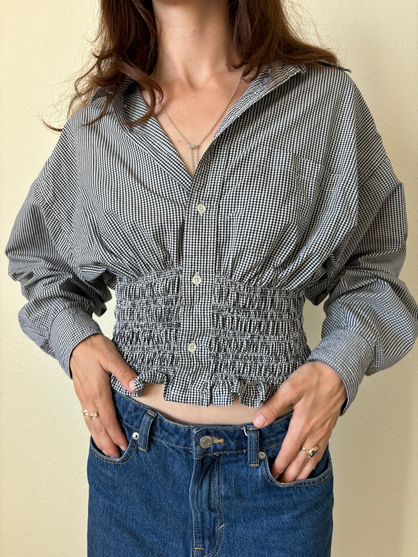 Marielle Top / GINGHAM / M