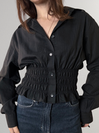 Marielle Top / Black Stripes S/M