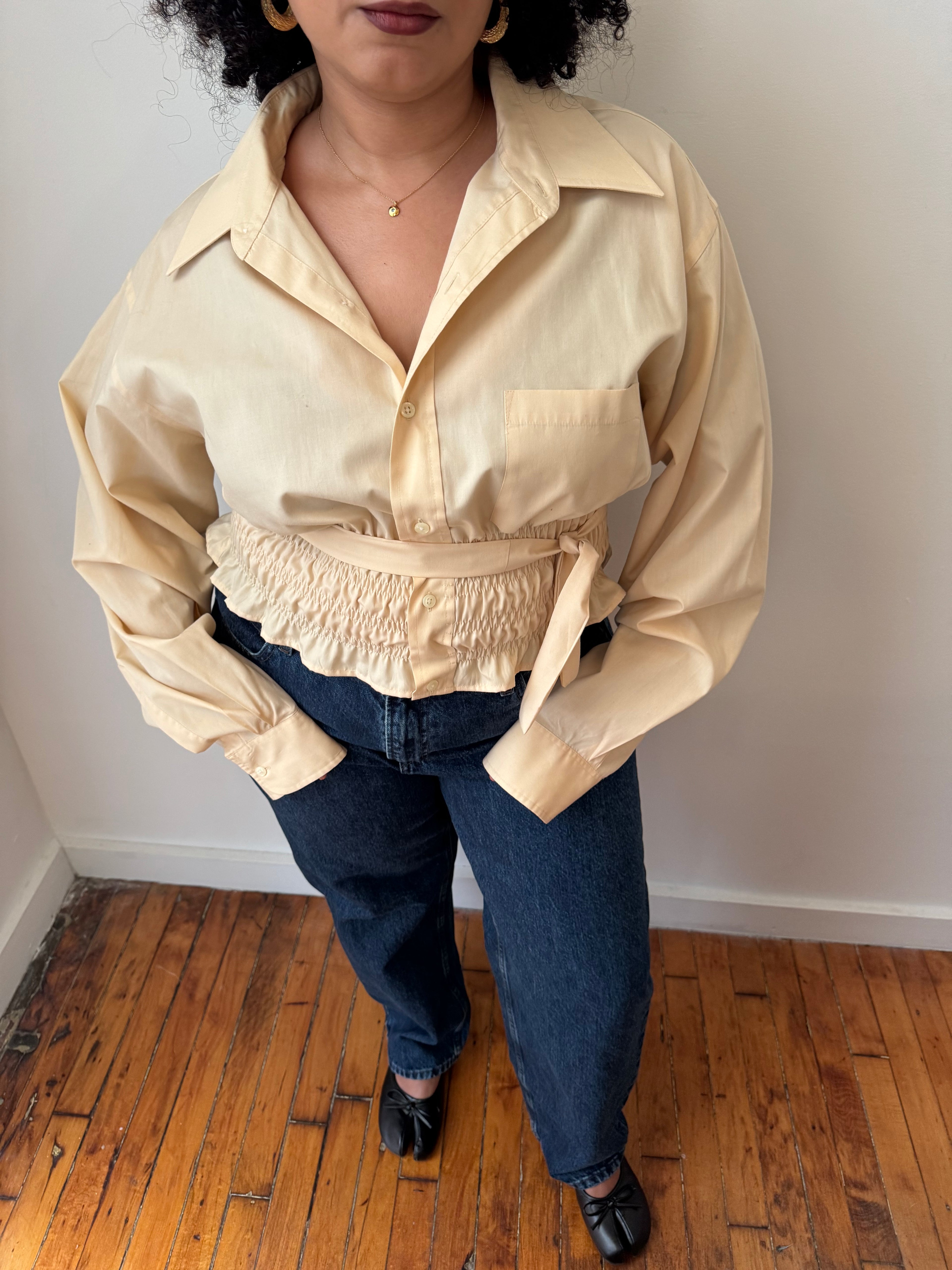 Marielle Top in Butter Yellow (XL-1X)
