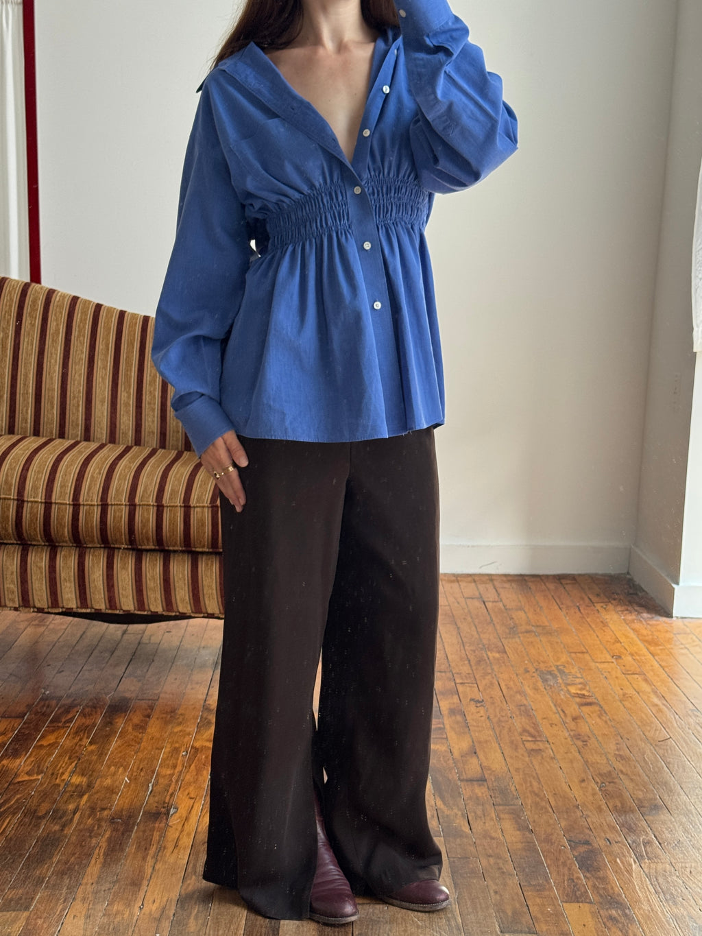 Elodie Top in Blue (M/L)