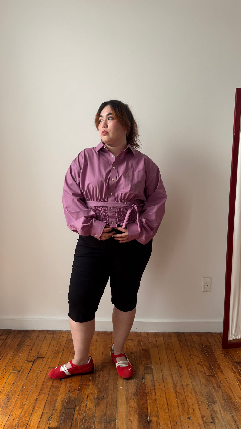 Marielle Top in Mauve (2X-4X)