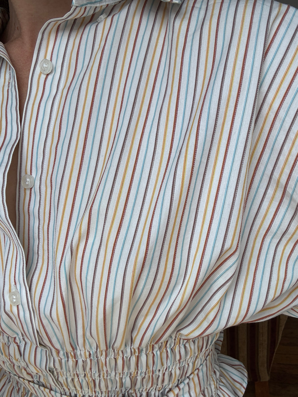 MARIELLE TOP in Whimsy Stripes (M/L)