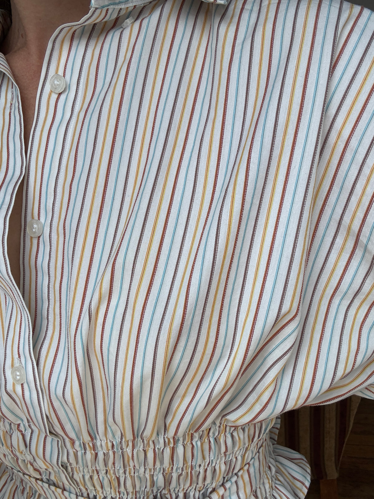 MARIELLE TOP in Whimsy Stripes (M/L)