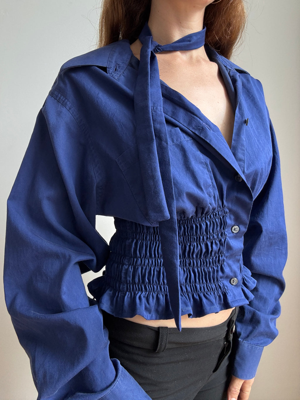 MARIELLE TOP in Navy (S/M)