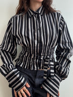 MARIELLE TOP in Shadow Stripes (S/M)