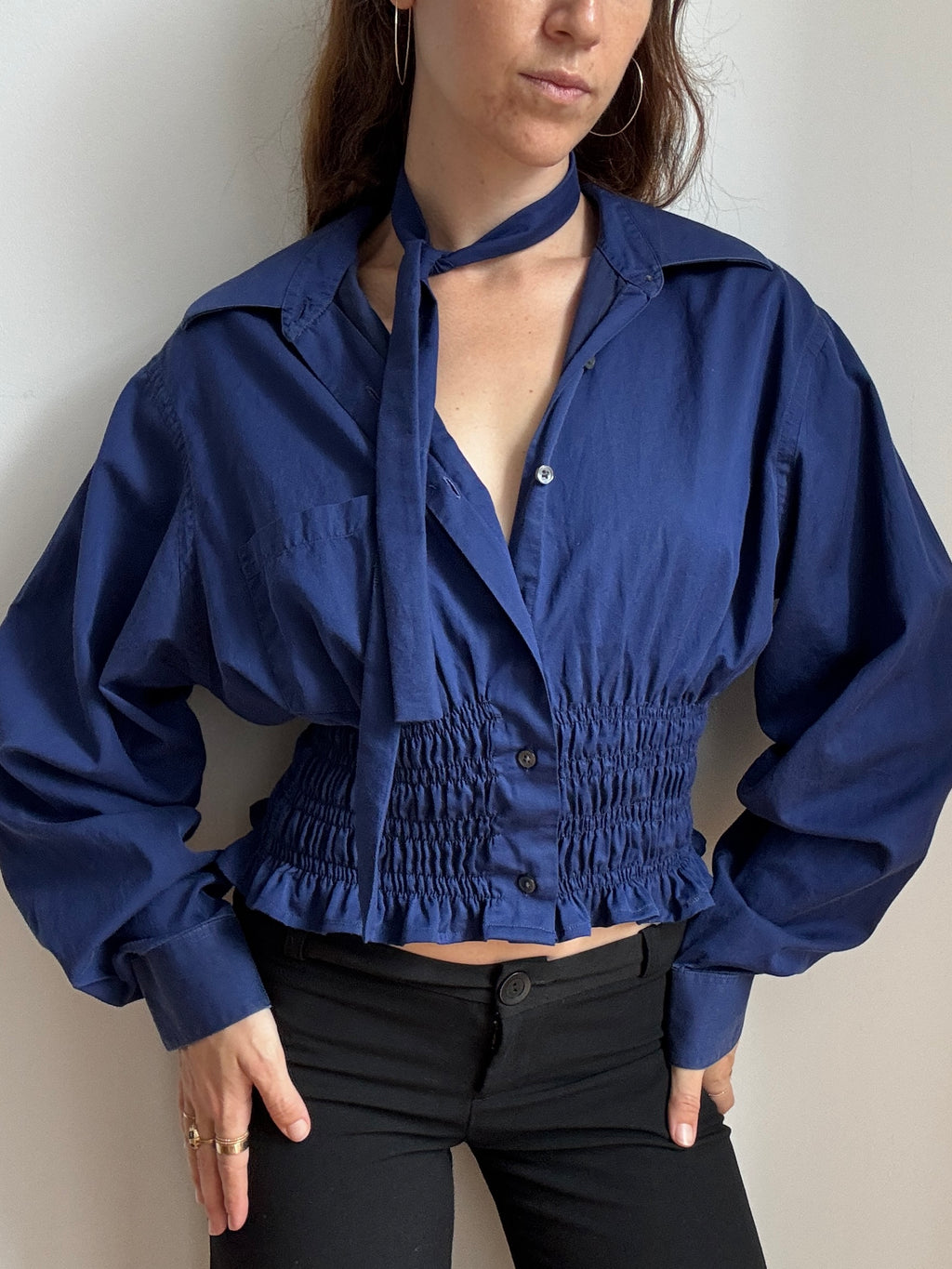 MARIELLE TOP in Navy (S/M)