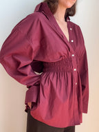 Elodie Top in Burgundy (M/L)