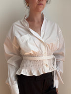 MARIELLE TOP in True White (L/XL)
