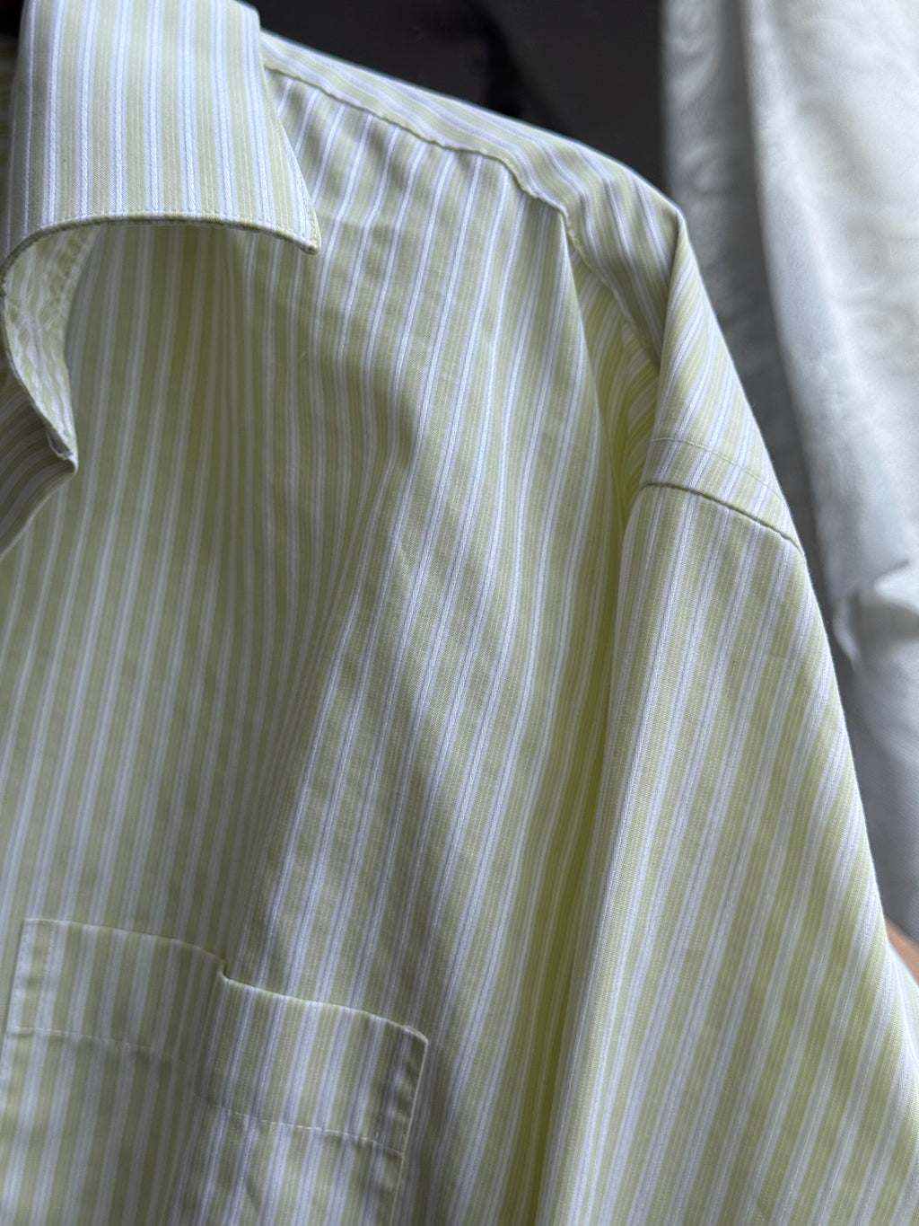 Marielle Top in Citrus Green Stripes (XL-1X)