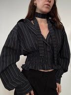 Marielle Top / Pinstripe / ML