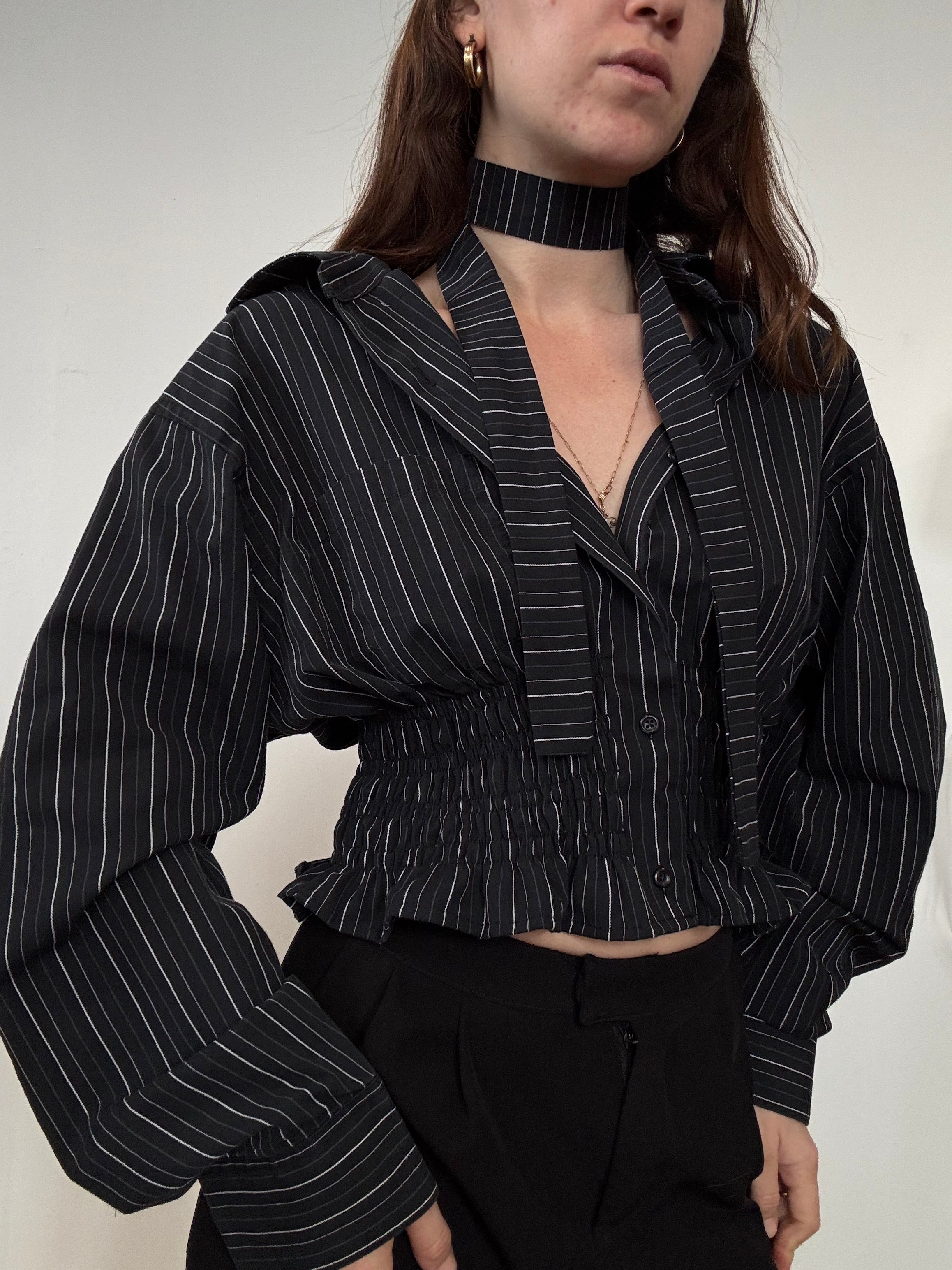 Marielle Top / Pinstripe / ML