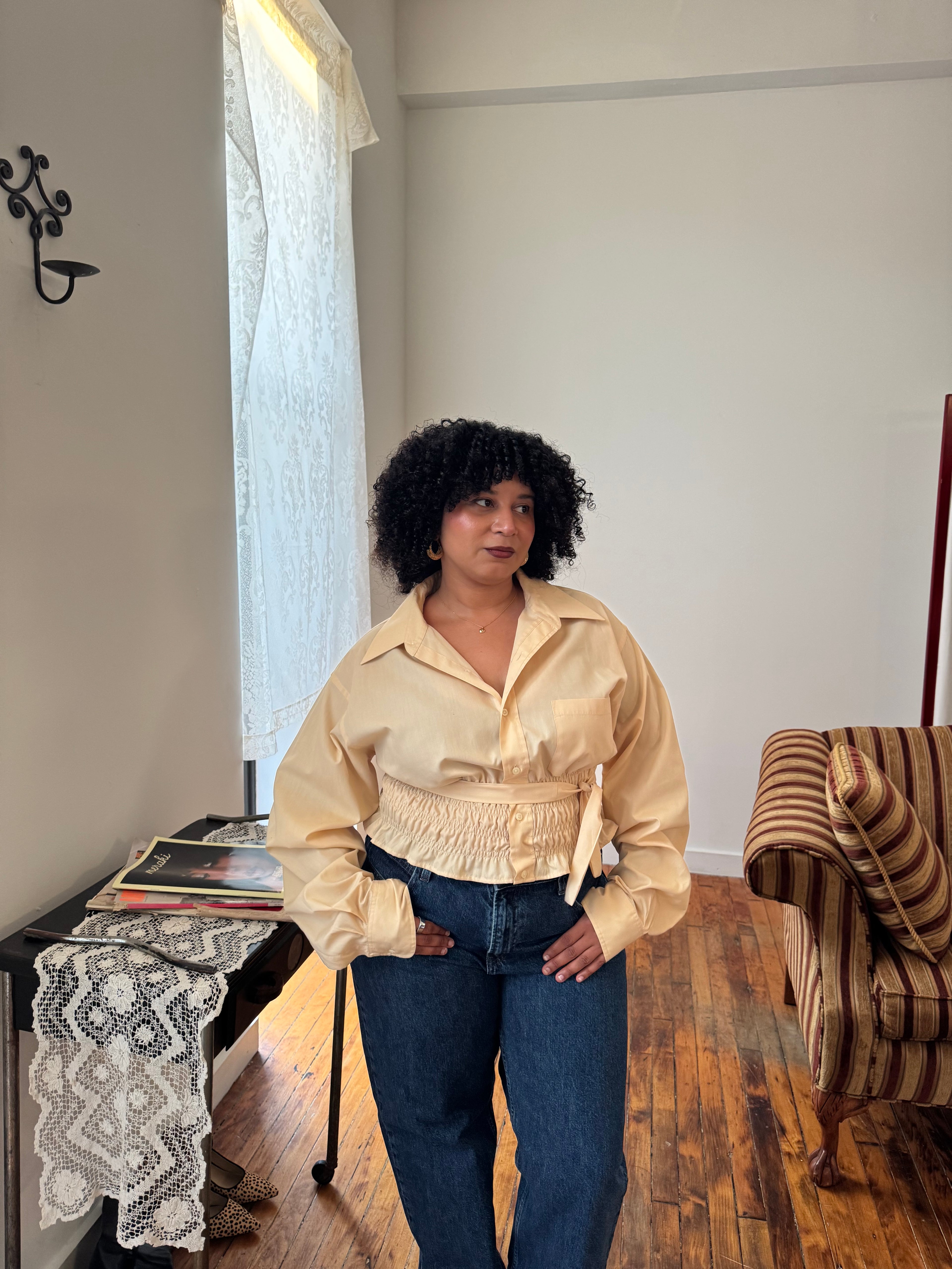 Marielle Top in Butter Yellow (XL-1X)