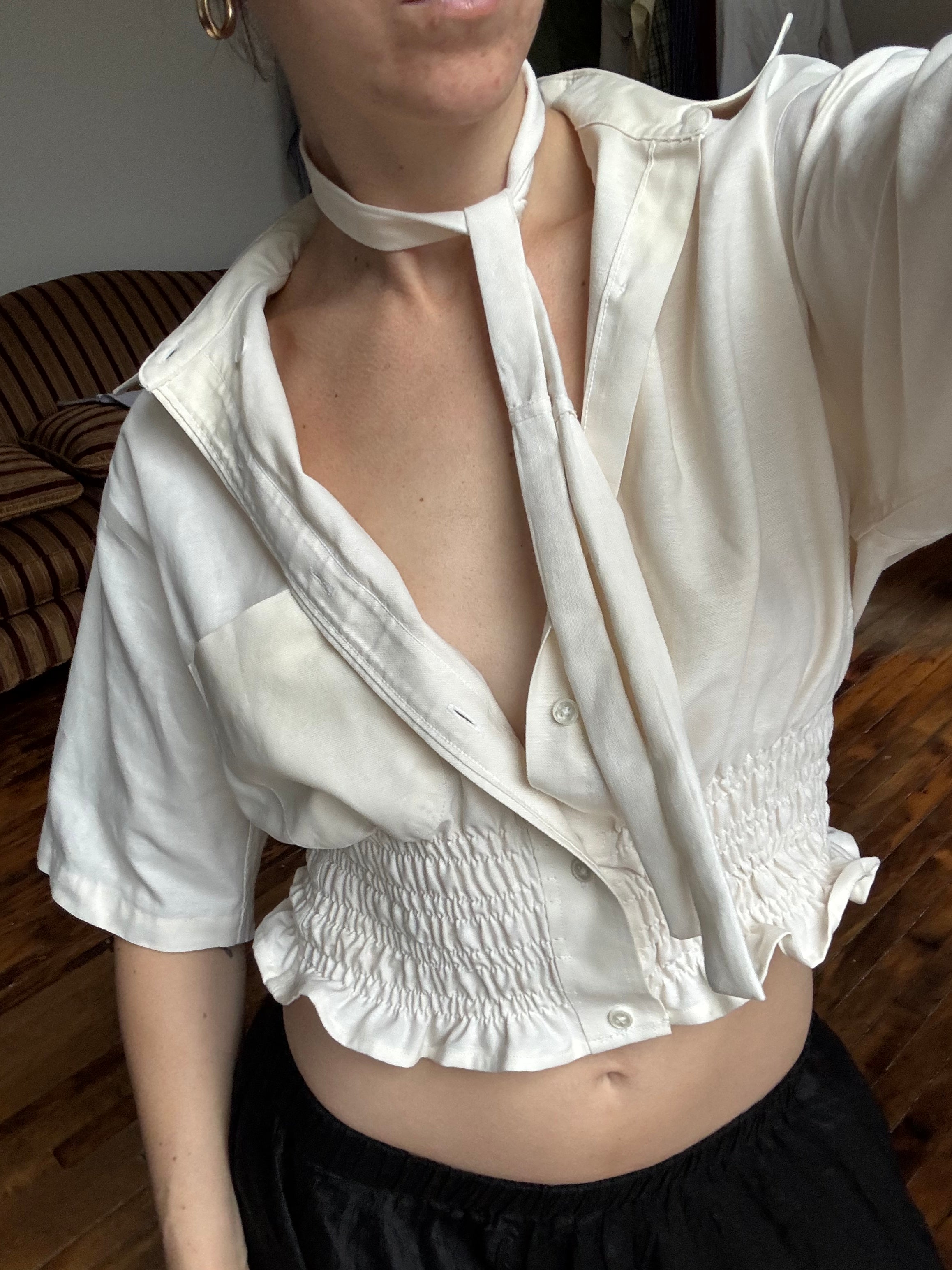 Marielle Top / Buttercream (S-M)