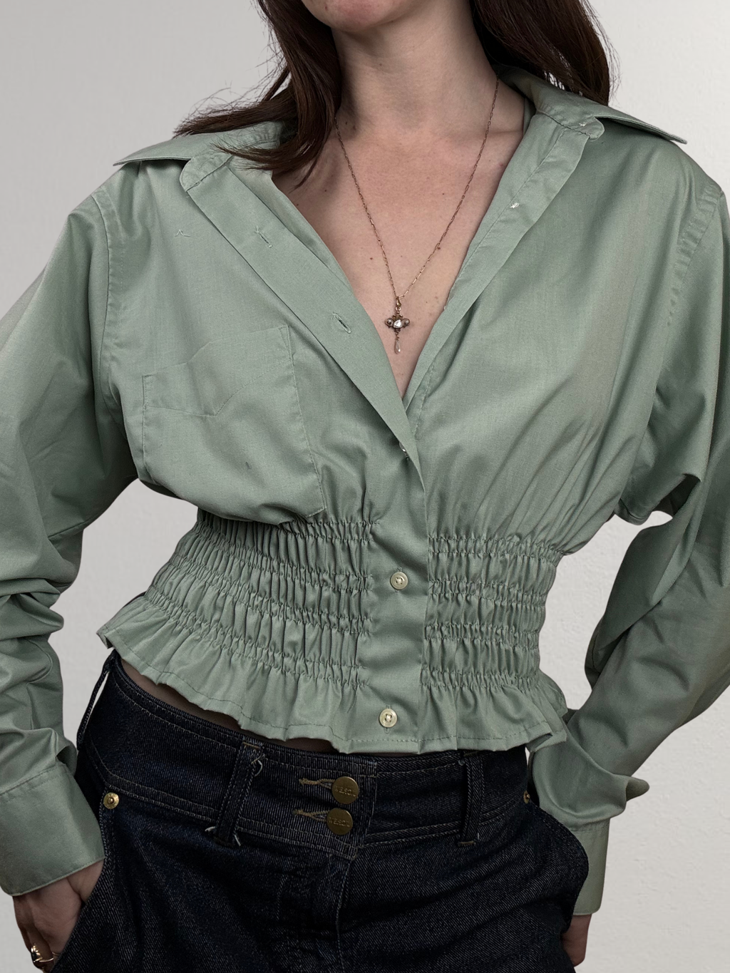 Marielle Top / Sage Green S/M