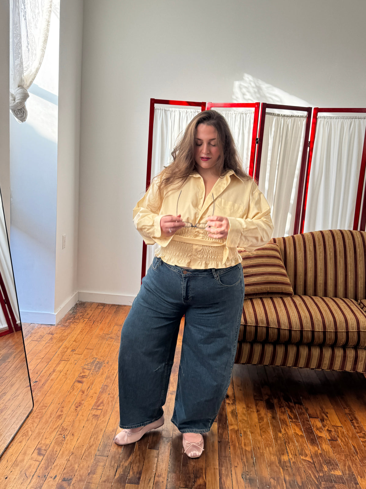 Marielle Top in Honey (XL-1X)