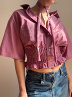 Marielle Top / Mauve Short Sleeves (S-M)