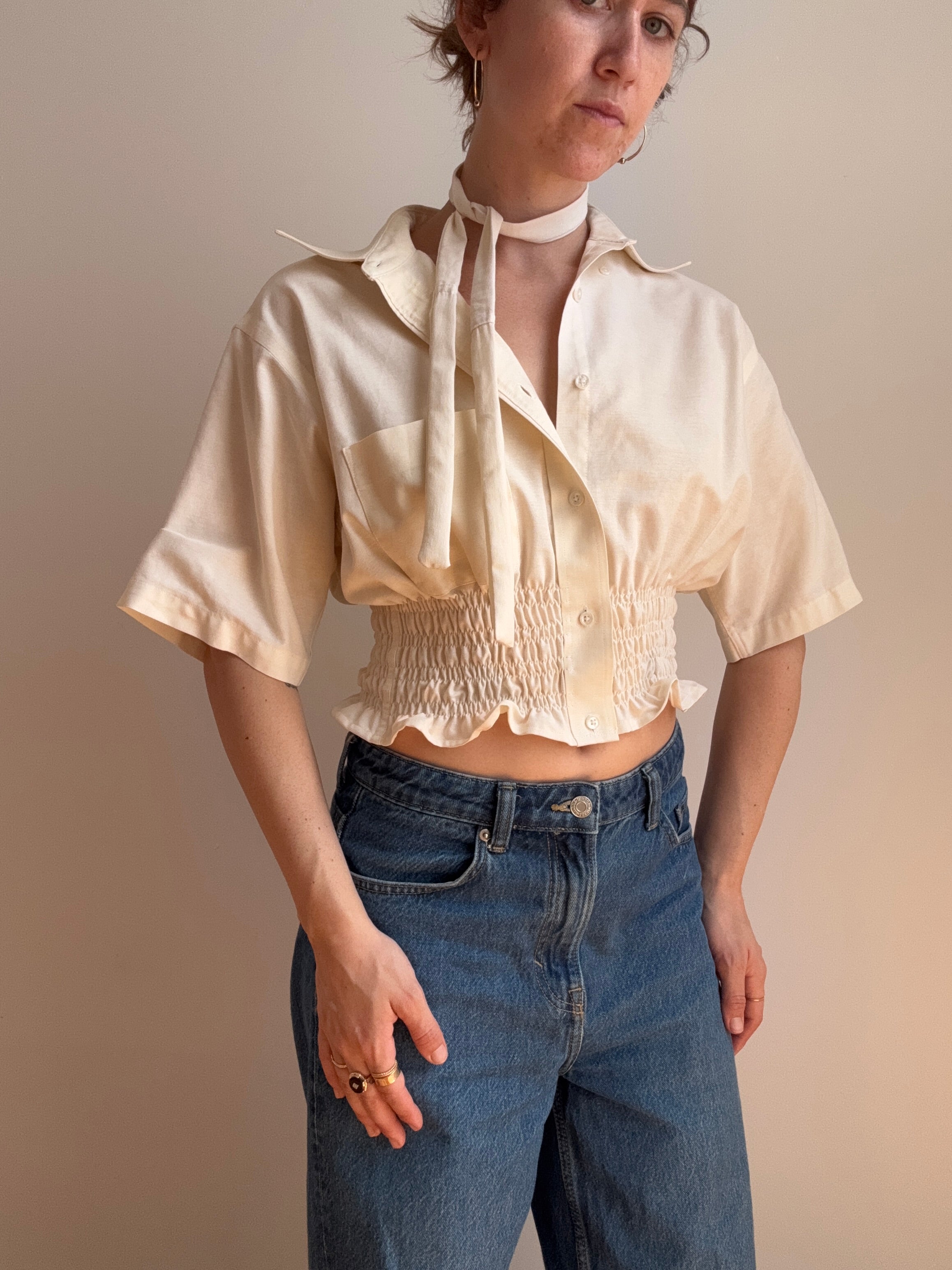 Marielle Top / Buttercream (S-M)