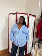 Elodie Top / Baby Blue 2X-3X
