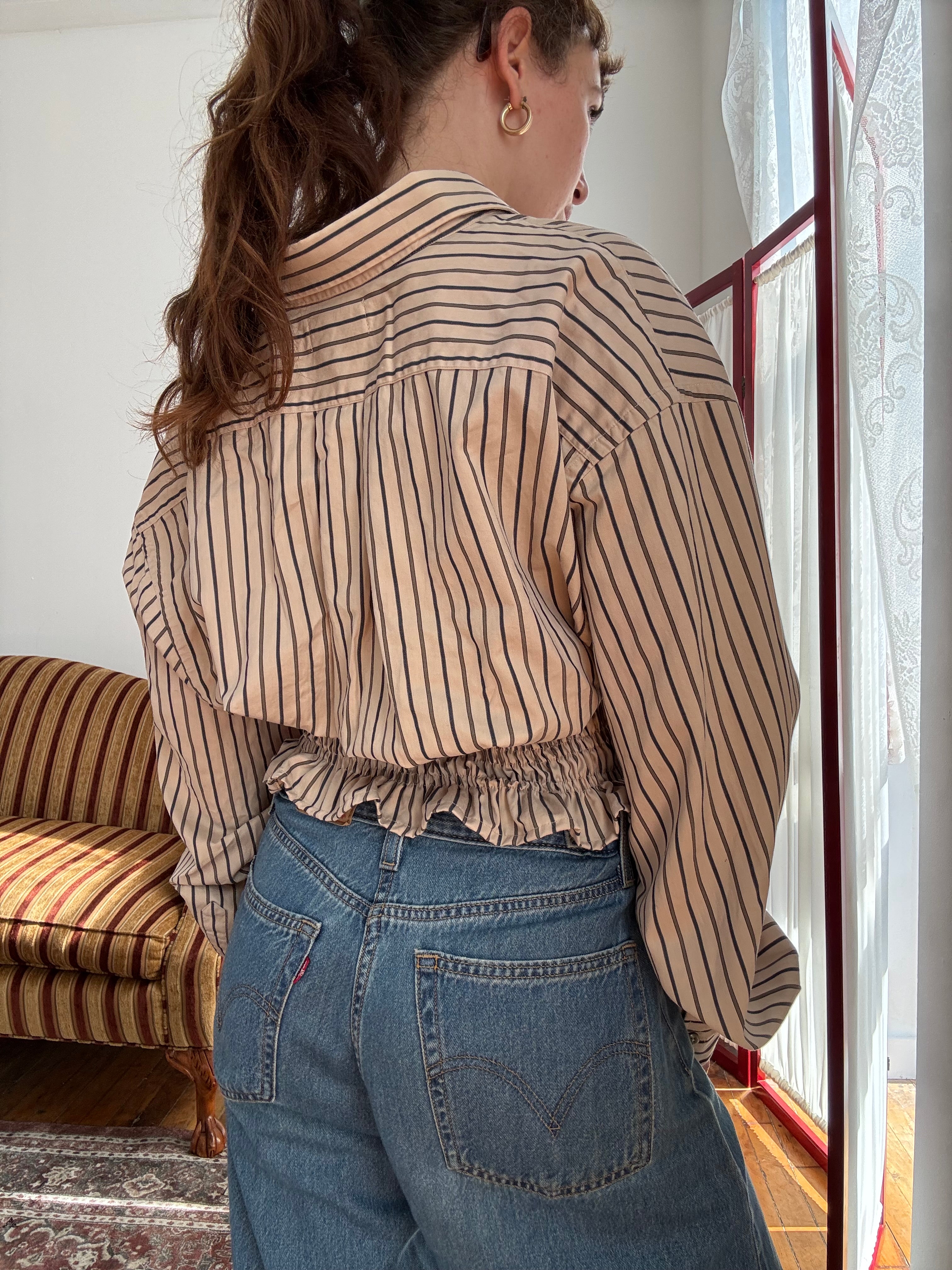 Marielle Top / Tan Stripes (M-XL)
