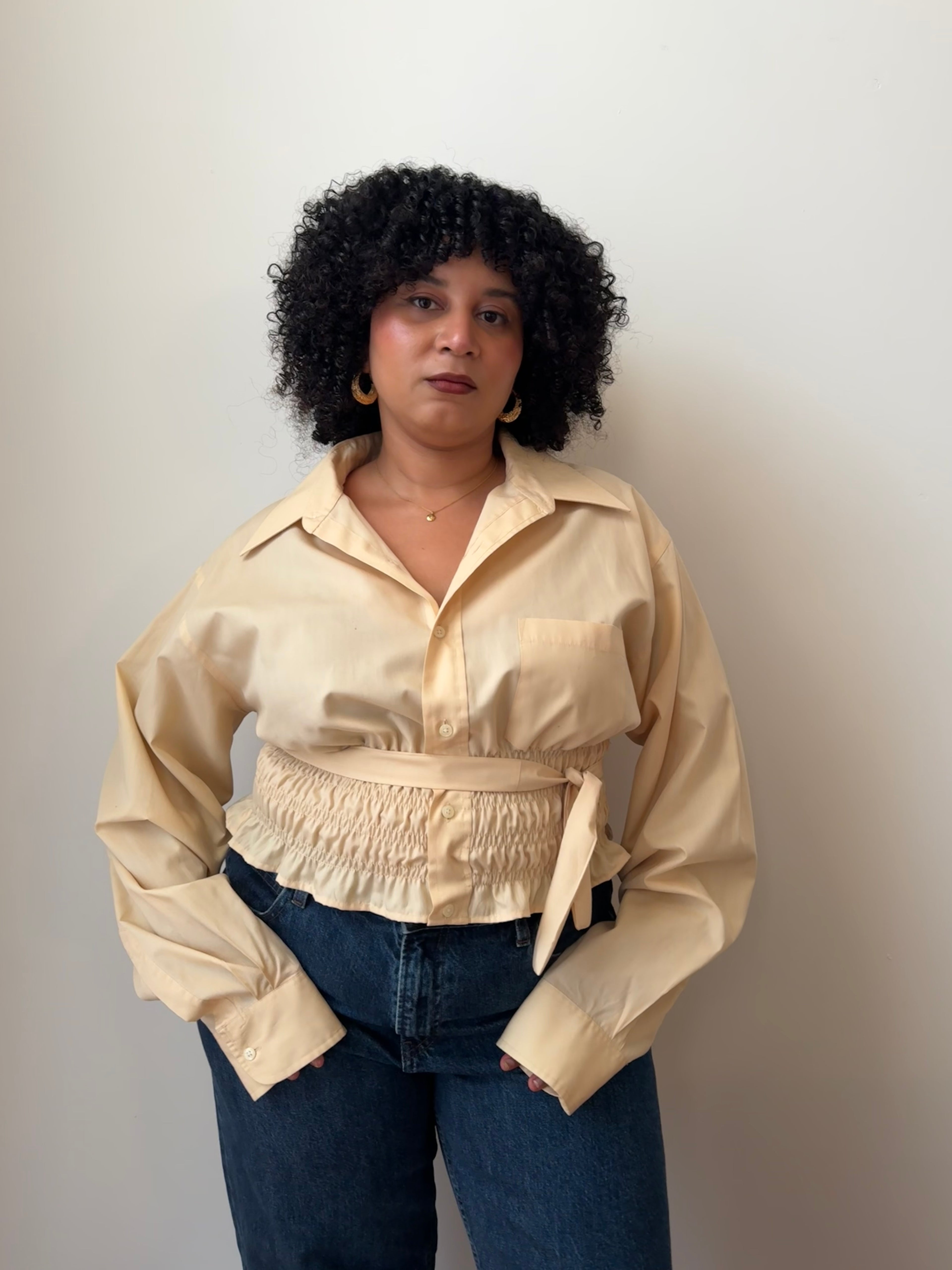 Marielle Top in Butter Yellow (XL-1X)