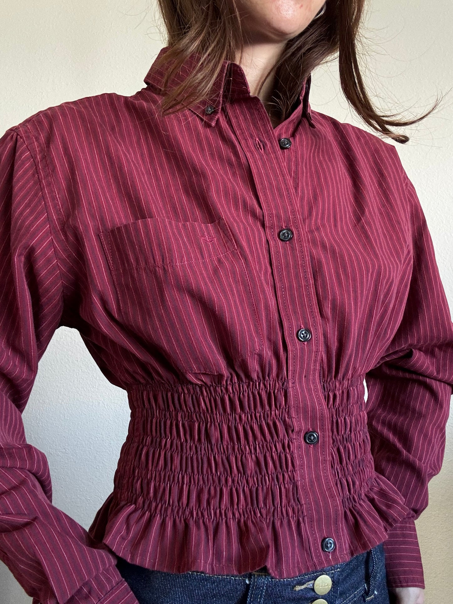 Marielle Top / Red Stripes