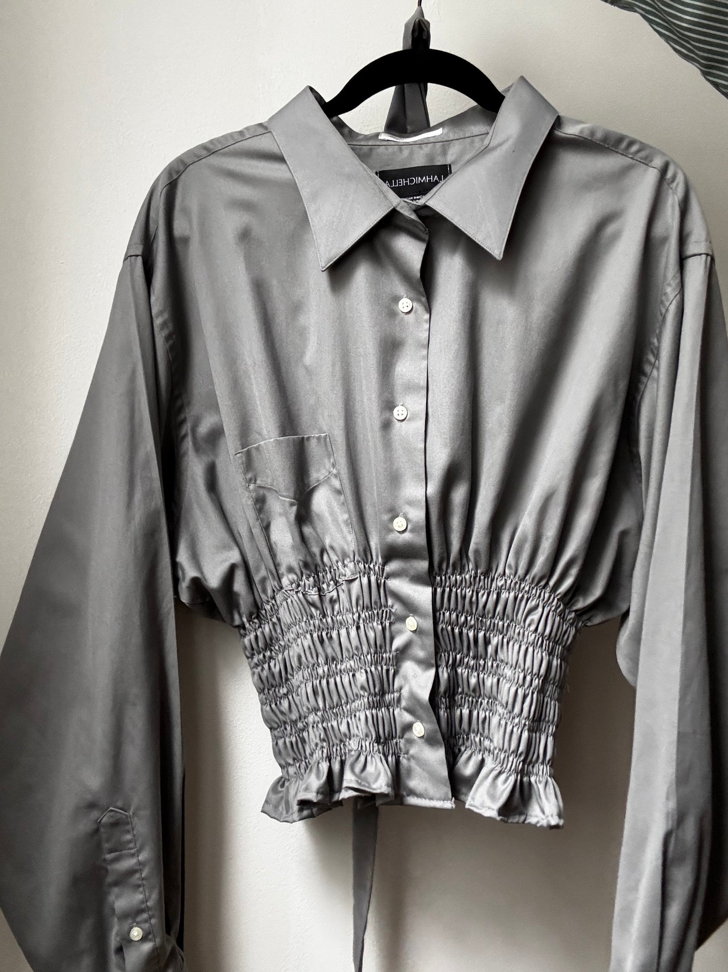 Marielle Top / Silvery Gray / 1X-2X