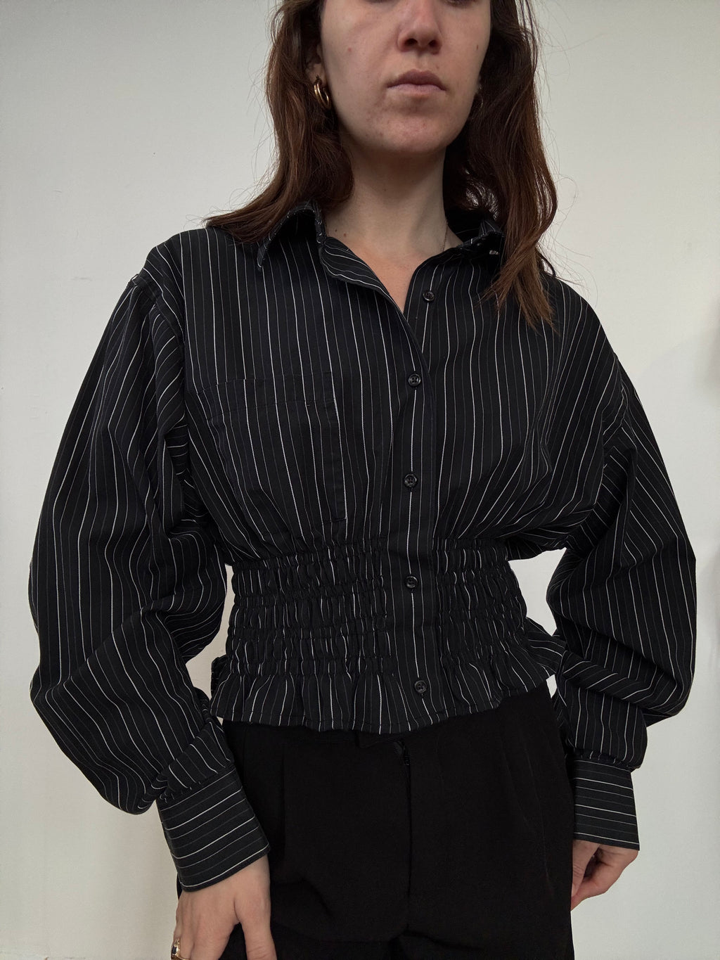 Marielle Top / Pinstripe / ML