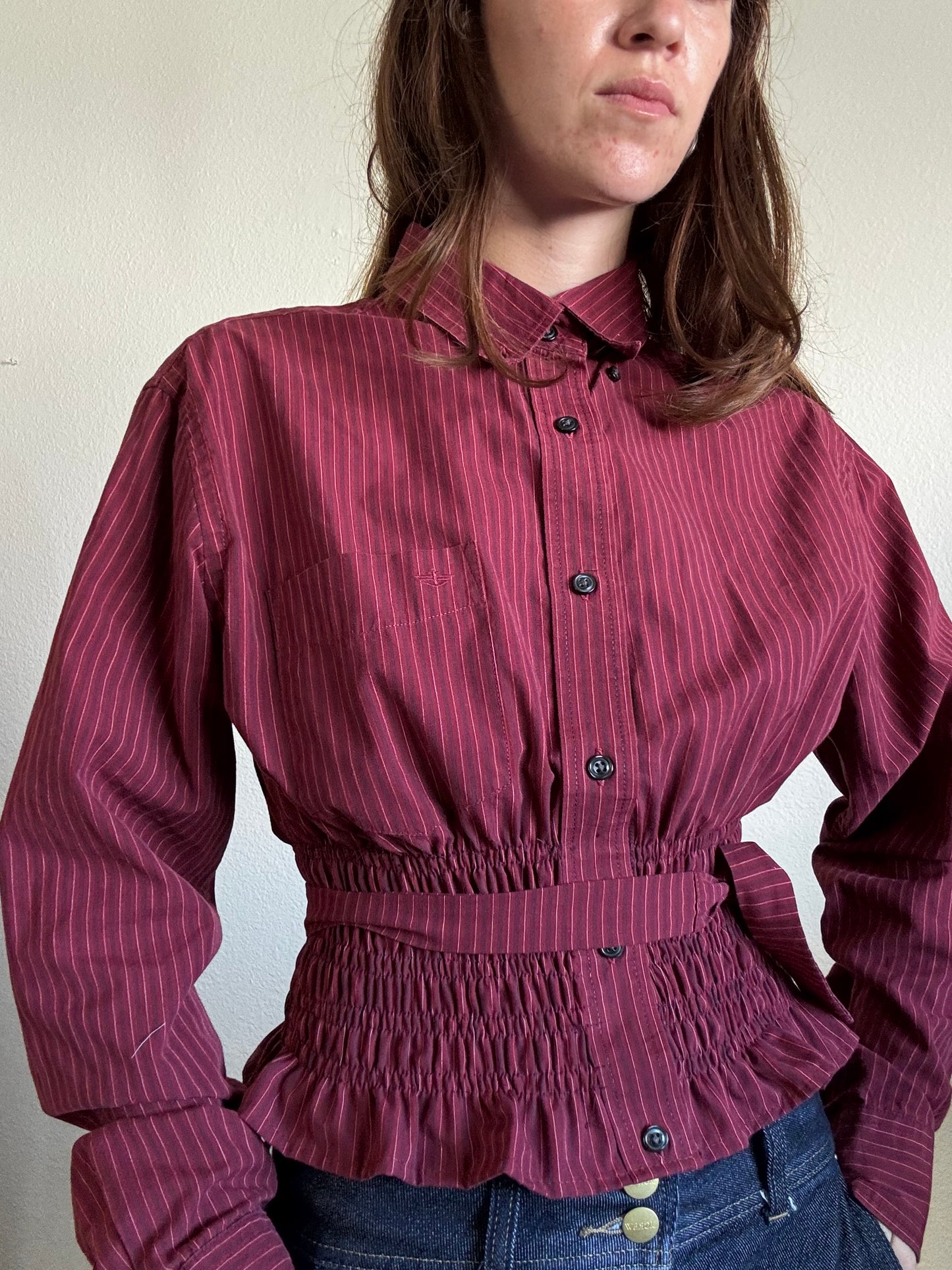 Marielle Top / Red Stripes