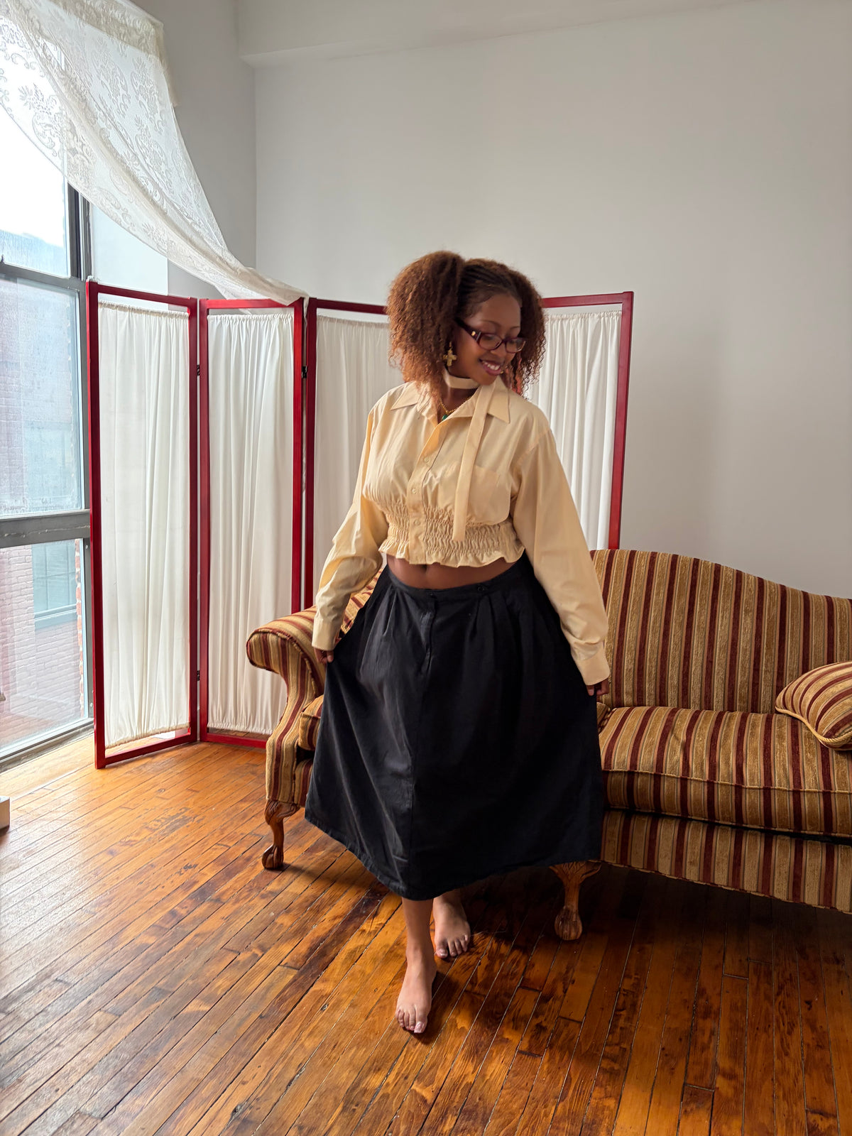 Marielle Top in Butter Yellow (XL-1X)