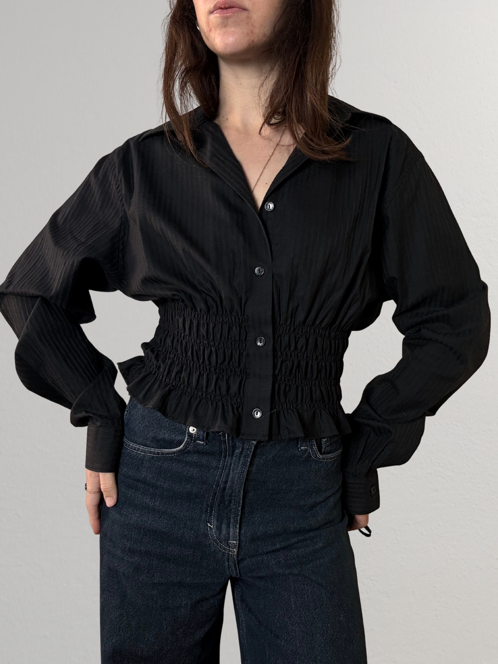 Marielle Top / Black Stripes S/M