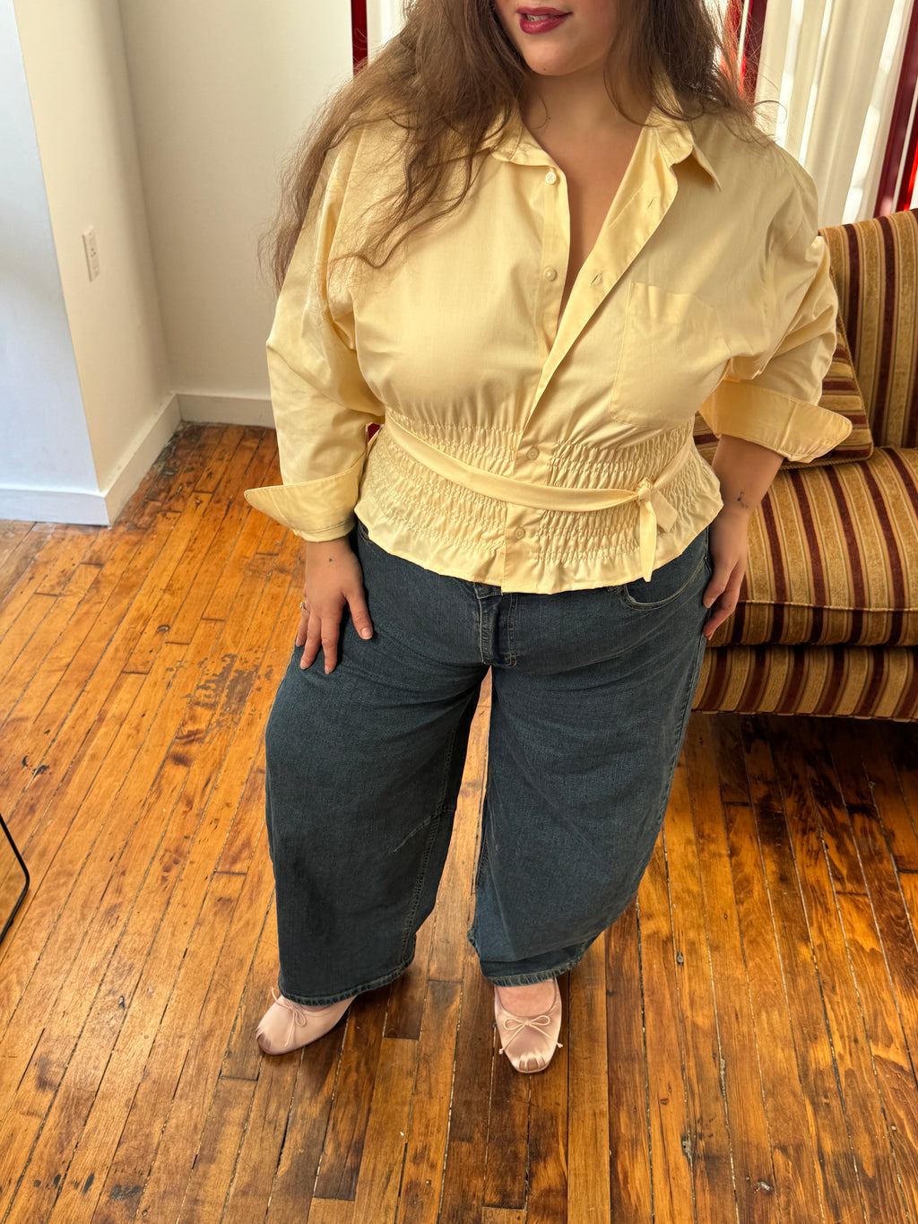 Marielle Top in Honey (XL-1X)