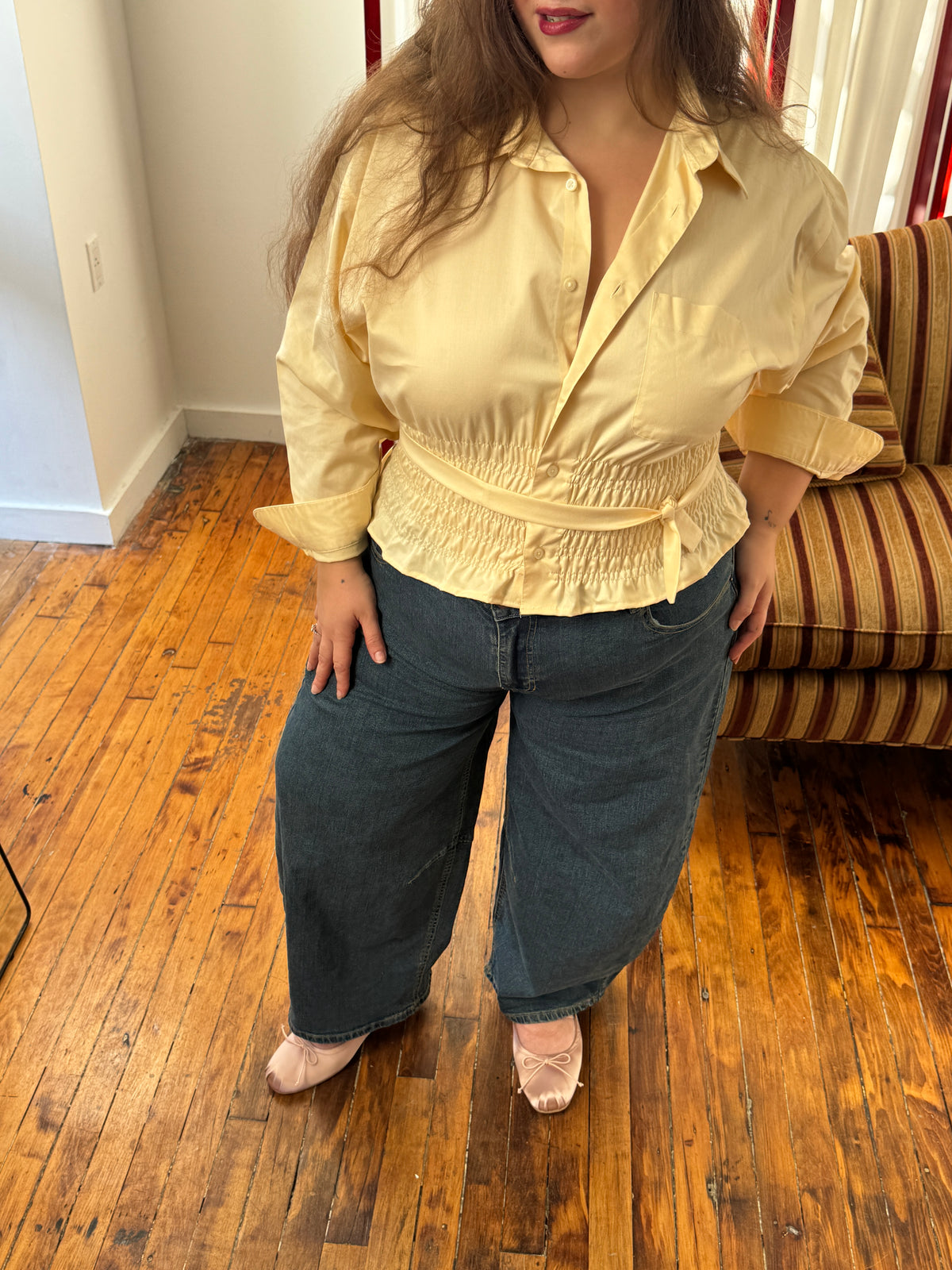 Marielle Top in Honey (XL-1X)