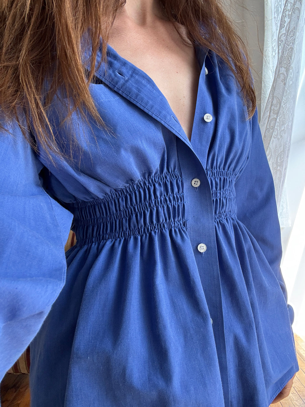 Elodie Top in Blue (M/L)