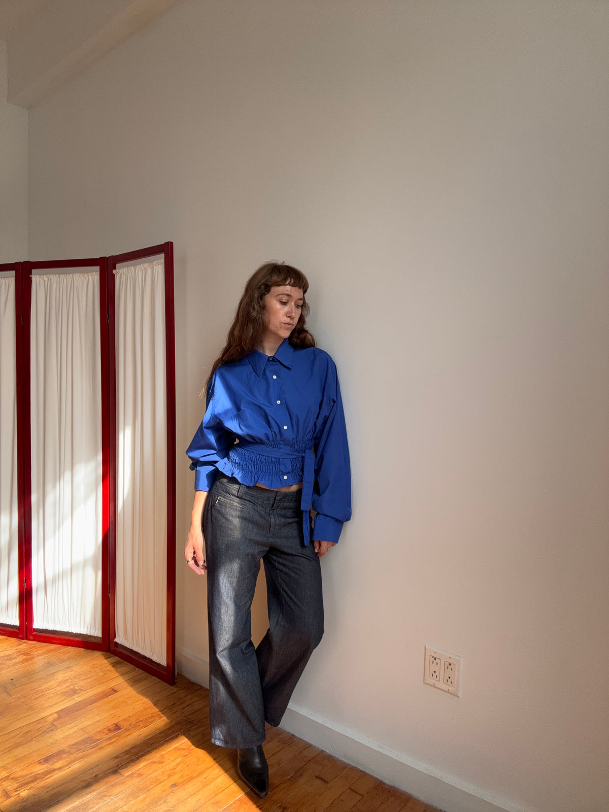 MARIELLE TOP in Sapphire (M/L)