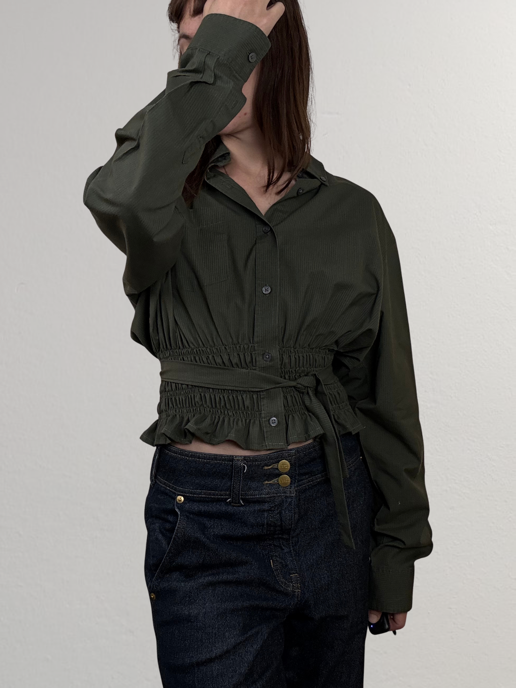 Marielle Top / Vintage Army Green S/M