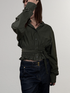 Marielle Top / Vintage Army Green S/M
