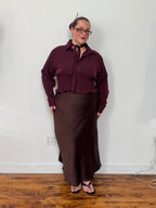 Marielle Top in WINE STRIPES (1X)