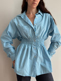Elodie Top in Aqua (M-XL)
