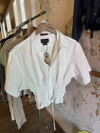 Marielle Top / White Short Sleeve (M-L)