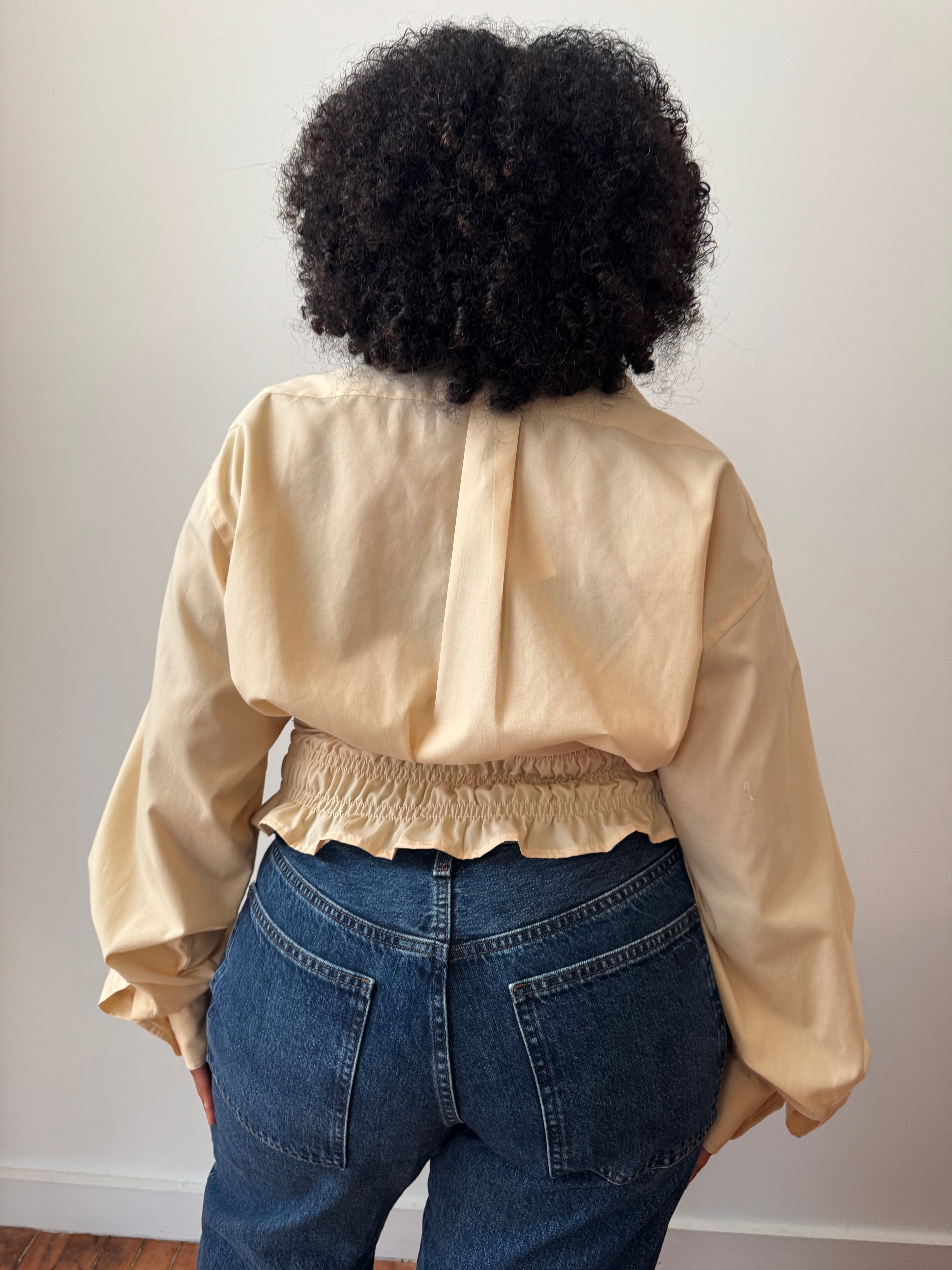 Marielle Top in Butter Yellow (XL-1X)