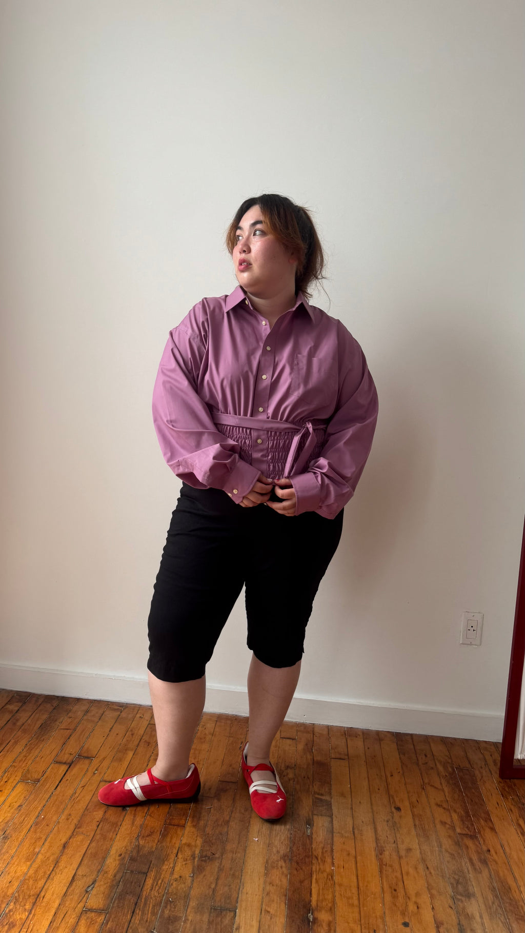 Marielle Top in Mauve (2X-4X)