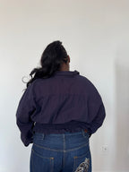 Marielle Top / Purple Check 1X-2X