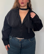 Marielle Top in NOIR (1X-2X)