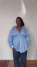 Elodie Top / Baby Blue 2X-3X