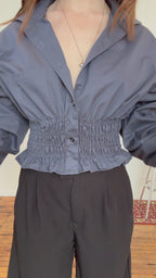 Marielle Top / Slate Gray / M