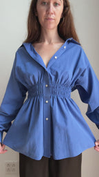 Elodie Top in Blue (M/L)