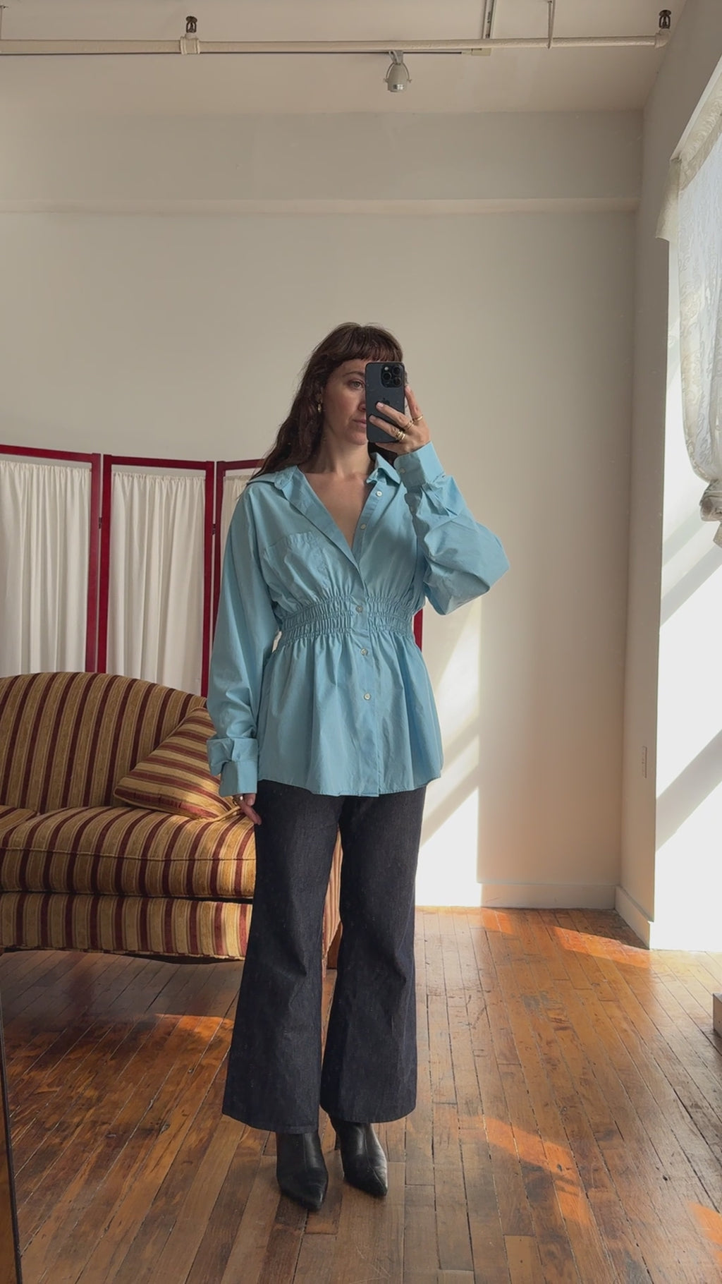 Elodie Top in Aqua (M-XL)