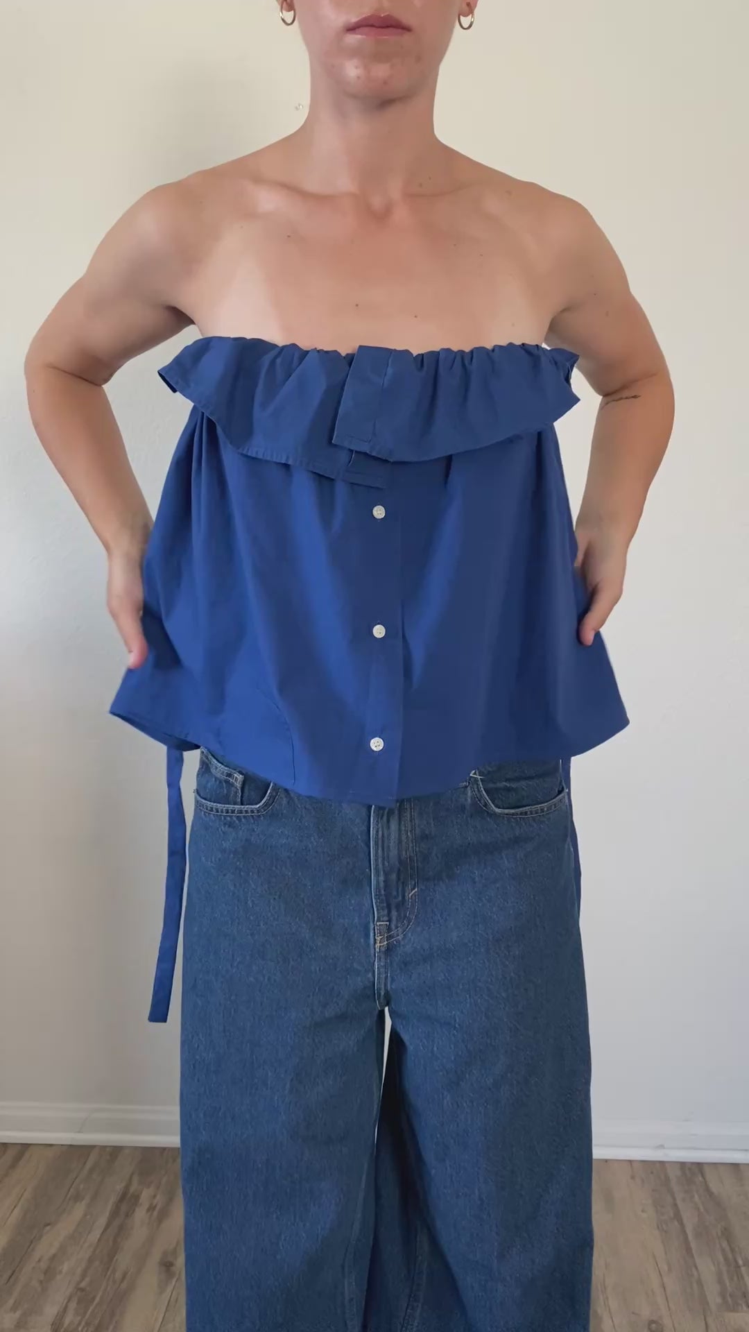 The Camille Top / Cobalt / XL-1X
